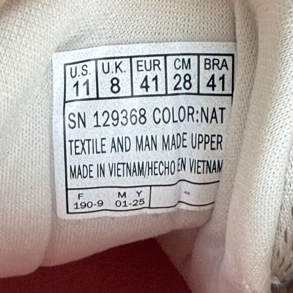 Skechers Go Run Now Calumet No Tie Running Shoes Womens 11 Natural Low Top - Picture 5 of 10